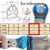 4 Pcs Cats Dogs Knitted Socks Yellow Chick Dog Paw Protection Foot Covers Scratch Dirt Resistant Puppy Teddy Corgi Pet Shoes