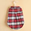 Pet Plaid Shirt For Small & Medium Dogs; Classic Dog Shirt Dog Polo T-Shirt; Pet Apparel